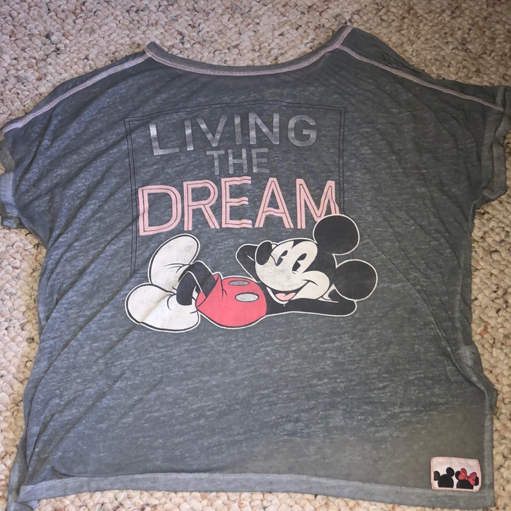 Oversized Mickey and Minnie Tee
